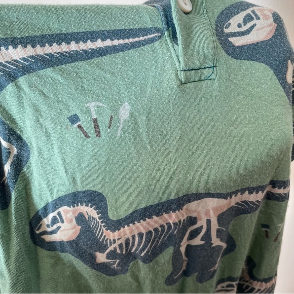 KICKEE PANTS Boys long Sleeve onesie with dinosaurs Size 6-12 months - Picture 5 of 5